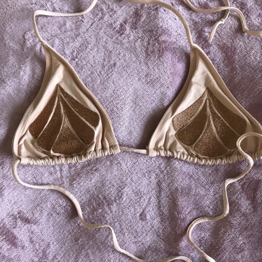Cali dreaming swimwear Aries shell bikini top (S)